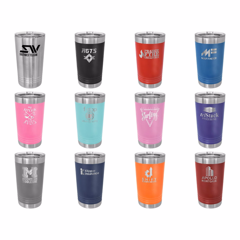 Polar Camel 16 oz. Vacuum Insulated Pint with Slider Lid