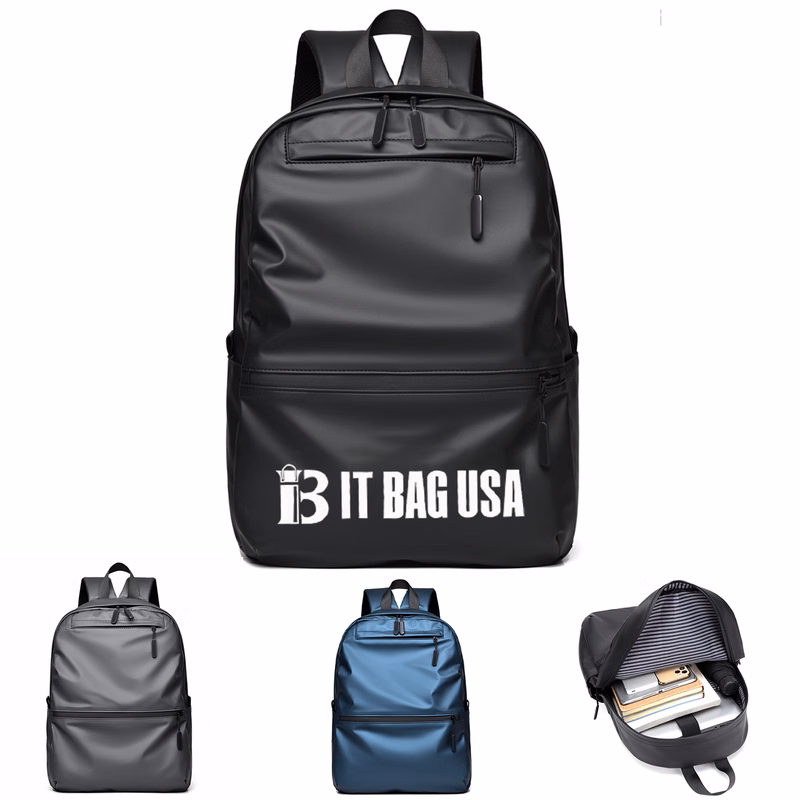 Polyester Double Zipper Backpack