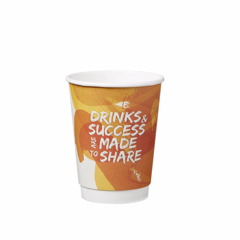 16 oz White Double Wall Disposable Paper Cup