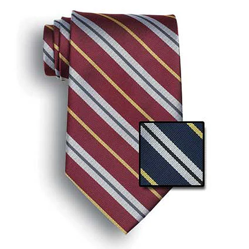 Pace Signature Stripes Polyester Tie 1