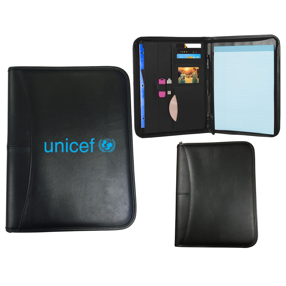 Author Premium Padfolio w/ Padded Cover - Leatherette 1