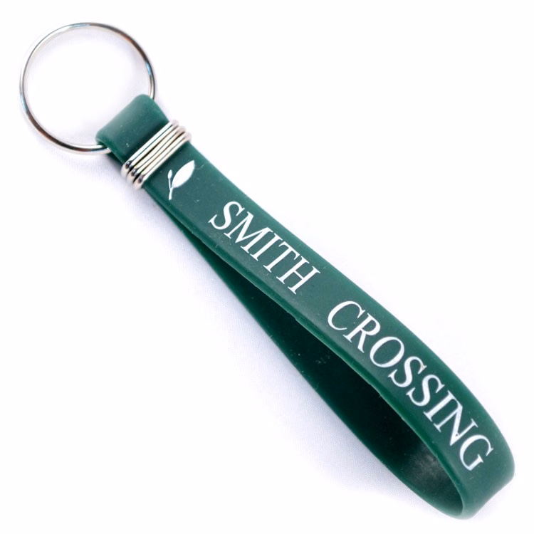 1/2'' Silicone Keychain Wristband