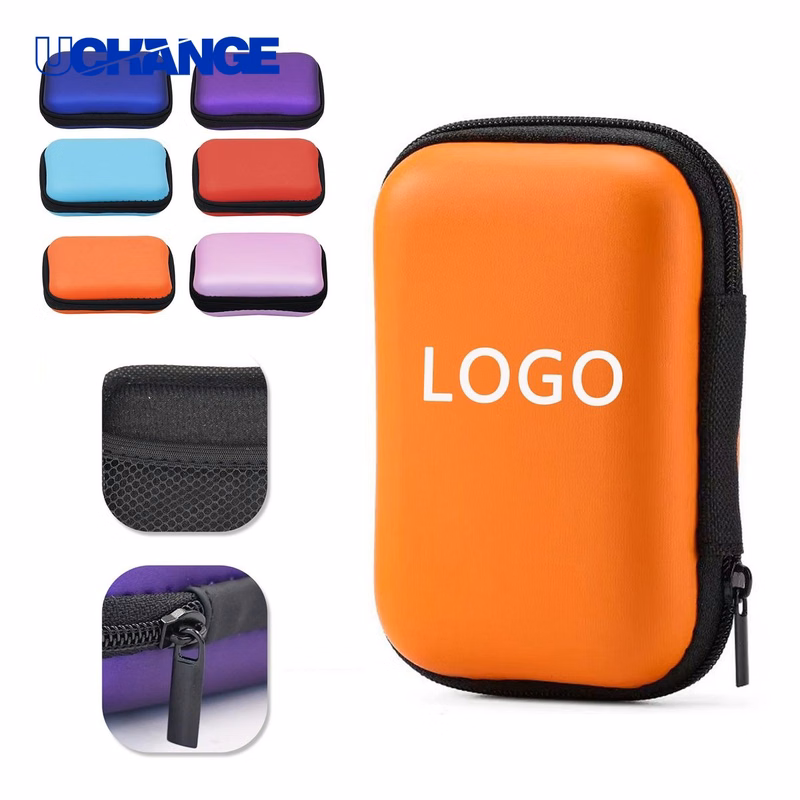 EVA Zipper Earphone Wallet Case