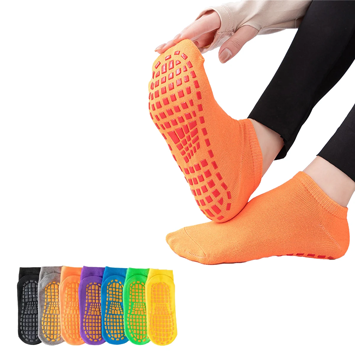 Adult Non-Slip Yoga Pilates Grip Socks 1