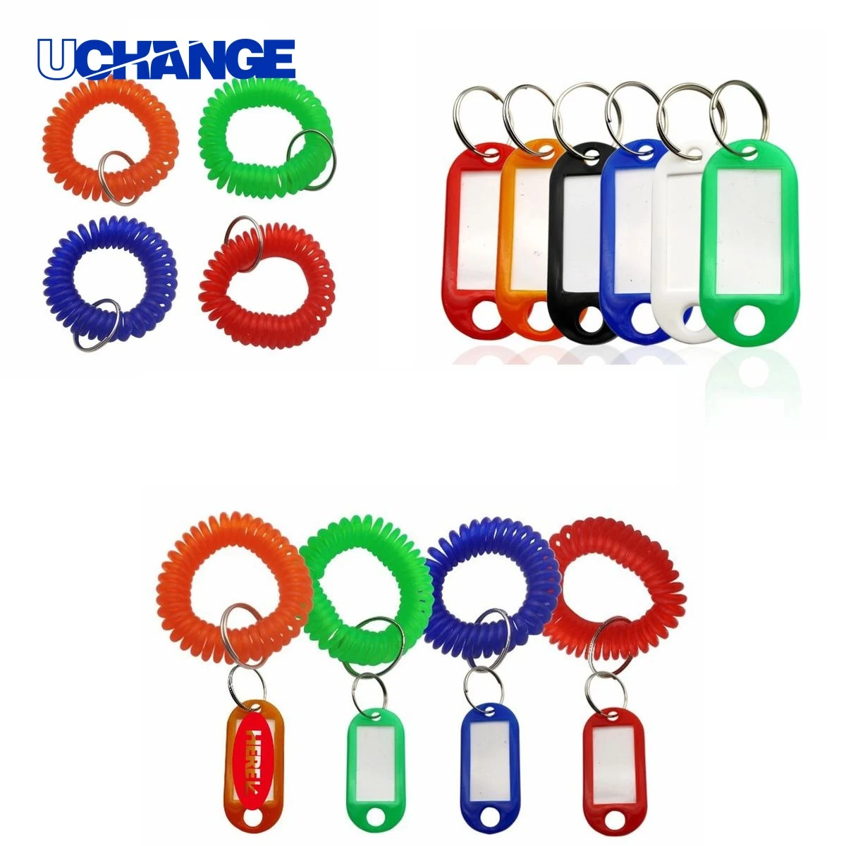 Wrist Coil Keyring with Tag 1