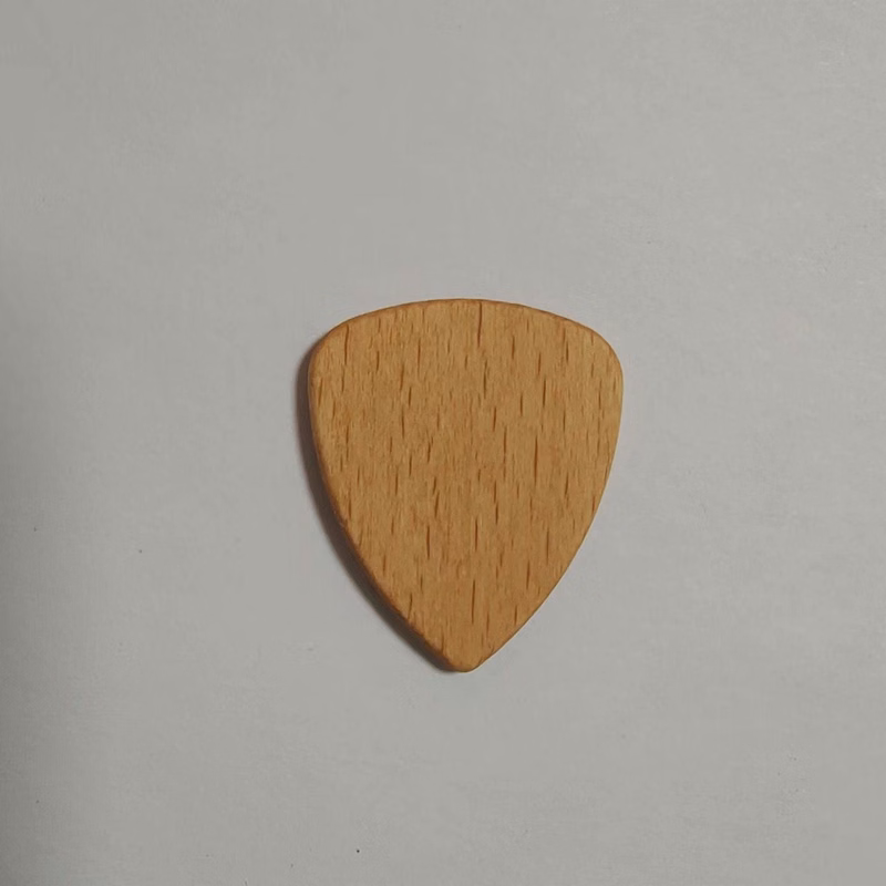 Wood guitar picks