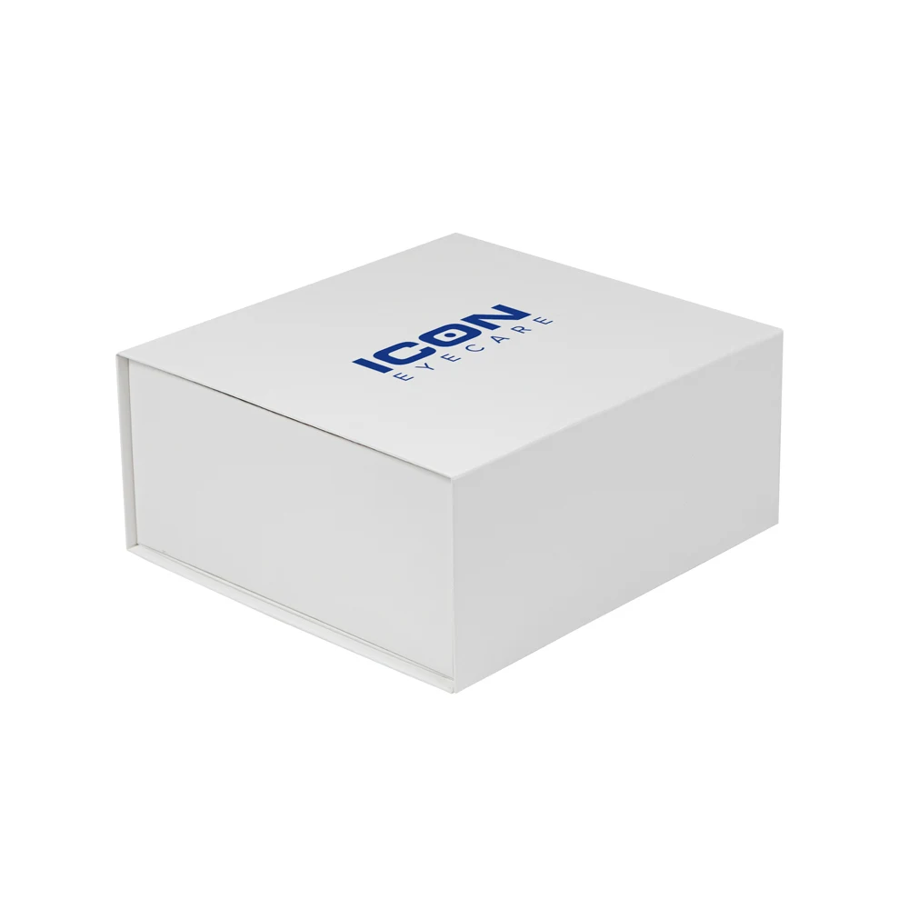 Medium White Kraft Premium Vesta Gift Box w/ Matte Gravure Anti-Rub Varnish 1