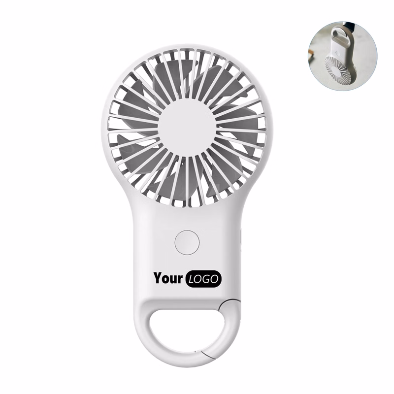 Portable Carabiner Buckle Small Fan MOQ 100 PCS