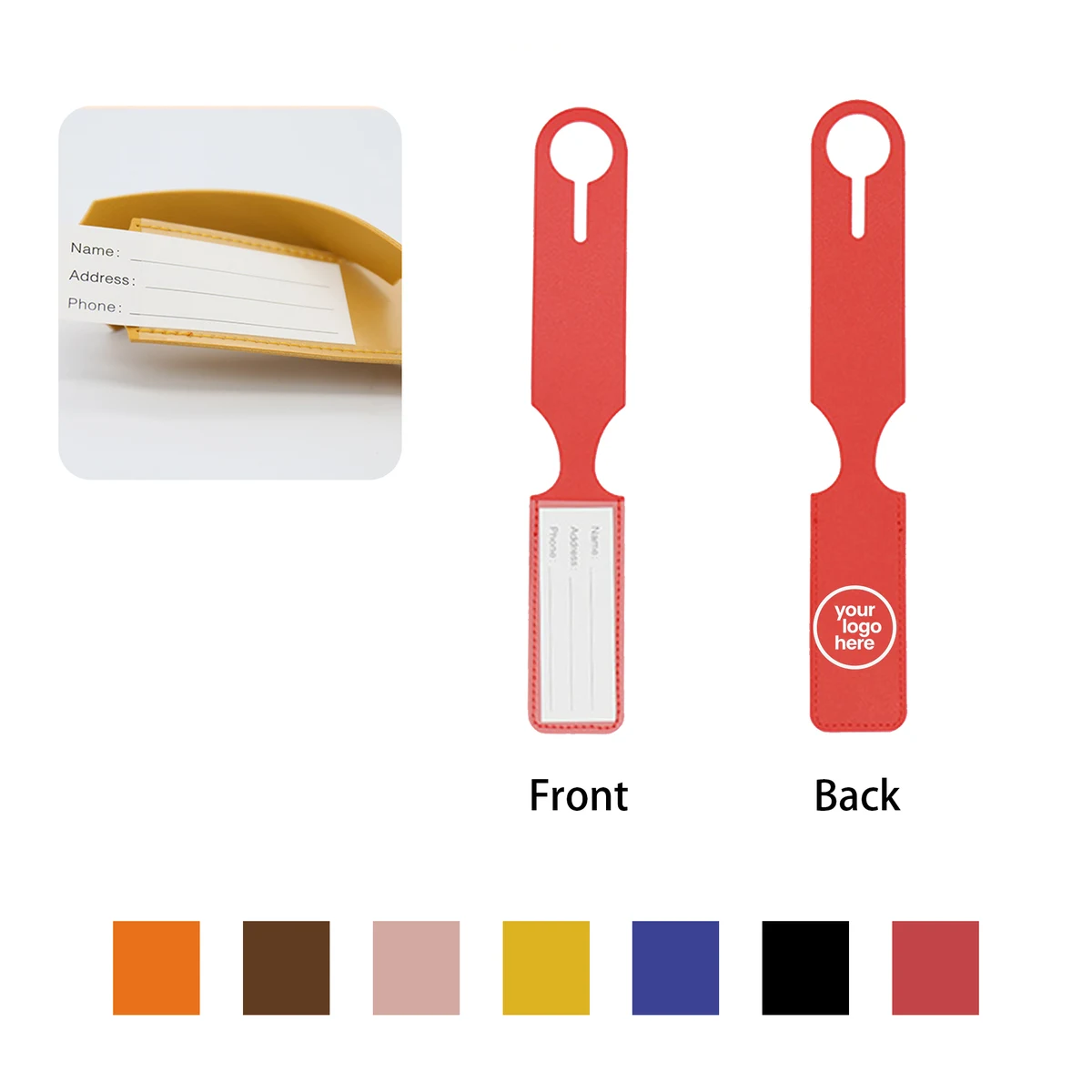 MOQ:30pcs Personalized Travel Tag 1