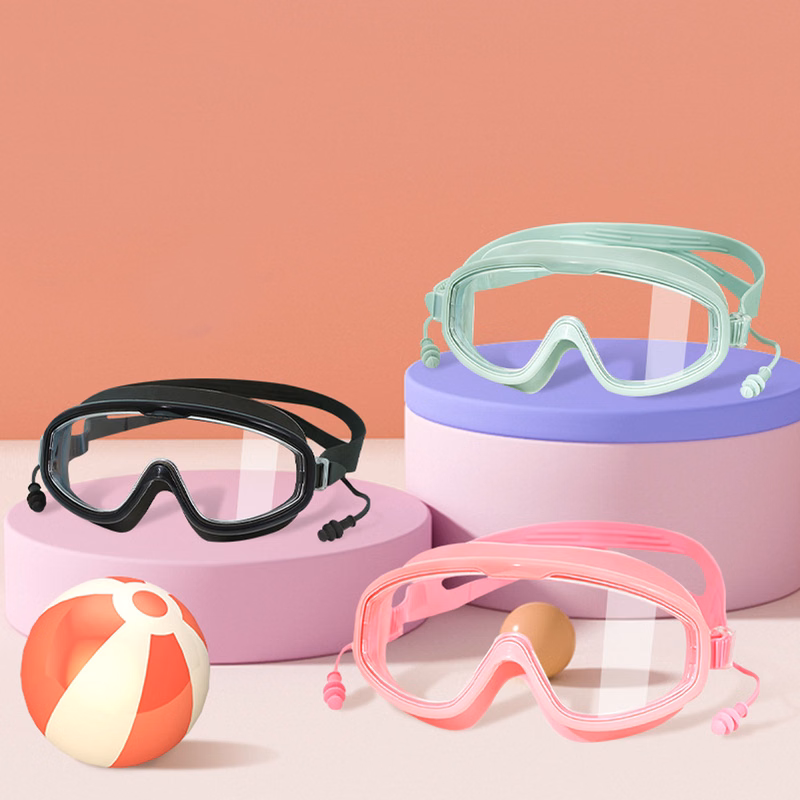 Solid Color Durable Swimming Goggles