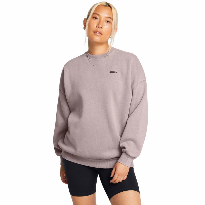 UA Icon Heavyweight Fleece Women's Oversized Crew