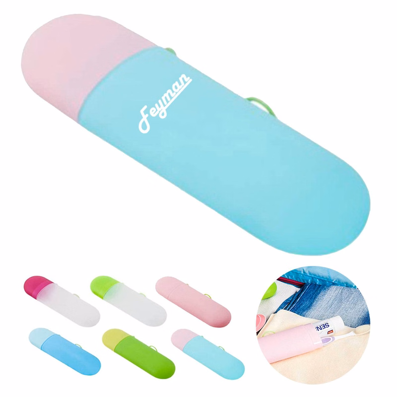 Candy Colored Portable Wash Toothbrush Box
