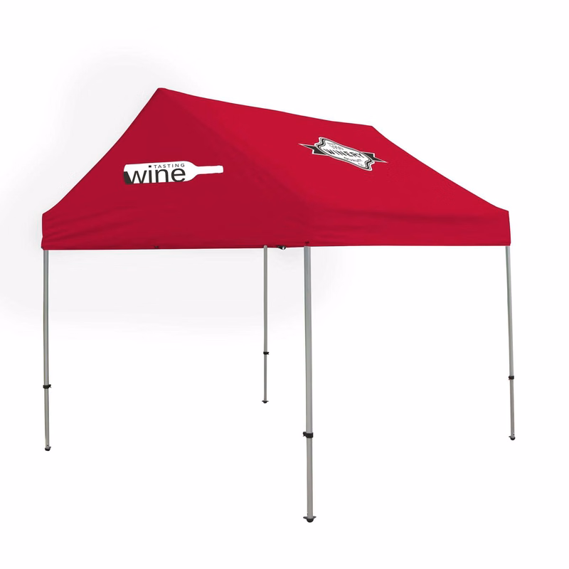 10' Premium Gable Tent Kit (Full-Color Imprint, 2 Locations)