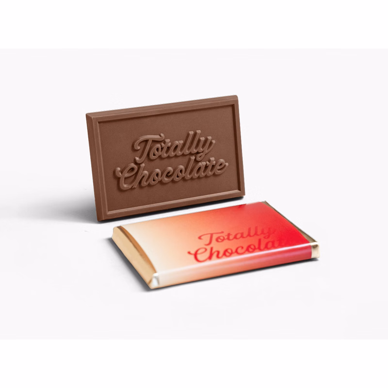 2"x3" Small & Mighty Custom Chocolate Wrapper Bar