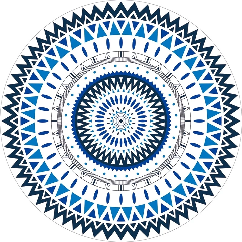 Custom Oversize Round Beach Towel 1