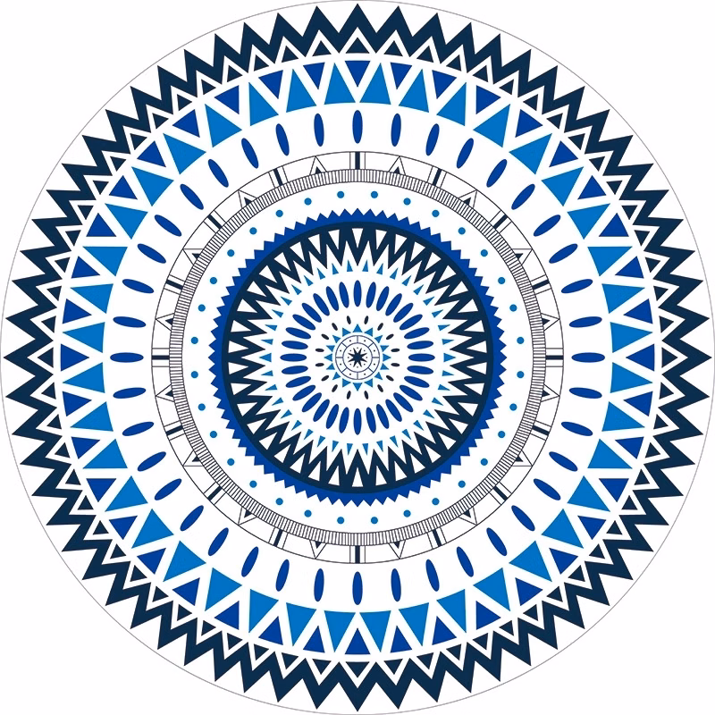 Custom Oversize Round Beach Towel