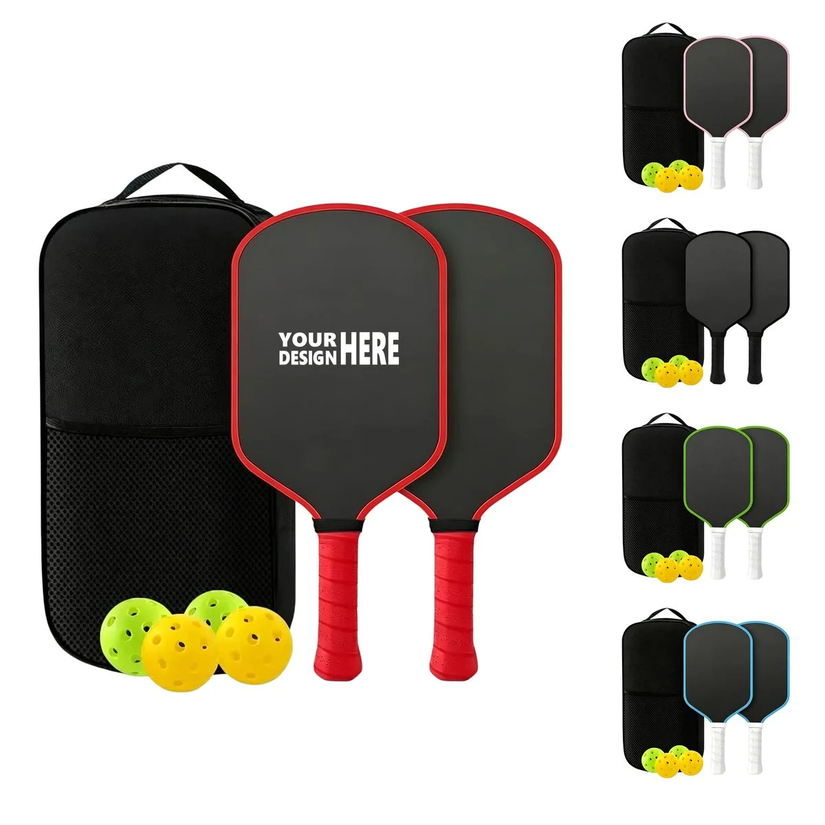 High-Performance Carbon Fiber Pickleball Set, Lightweight 1