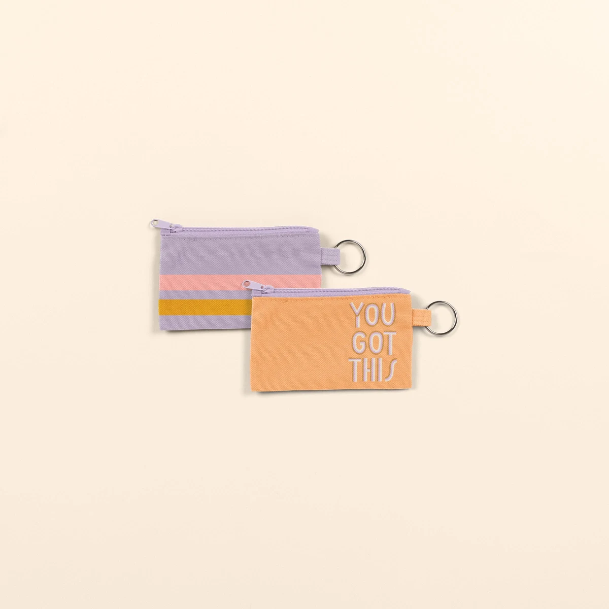 PENNY KEY RING - COLORED CANVAS 1