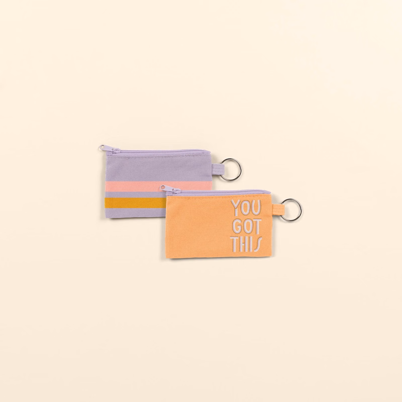 PENNY KEY RING - COLORED CANVAS