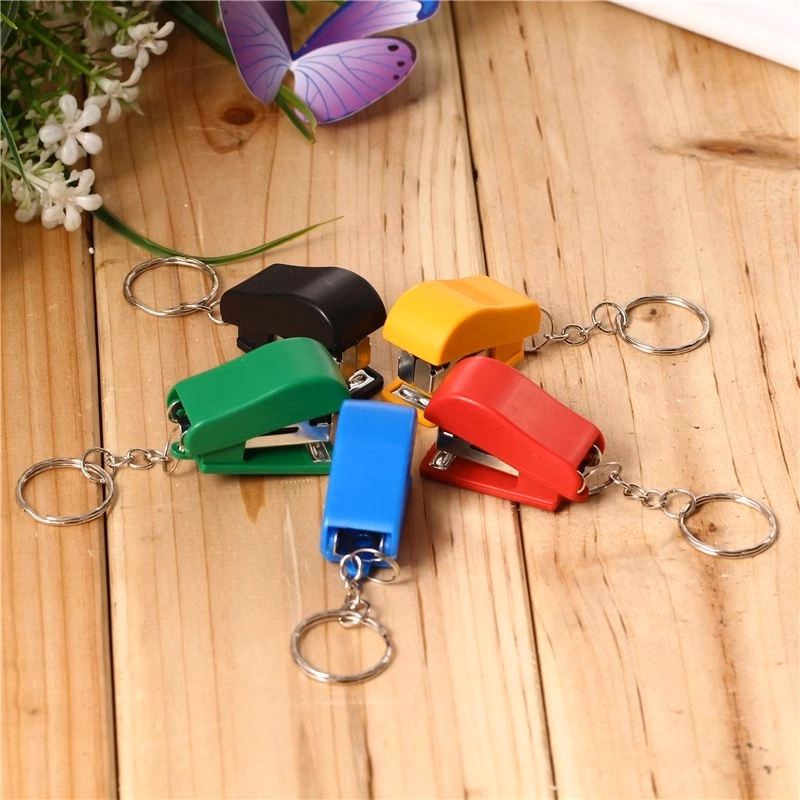 Mini Key Chain Plastic Stapler