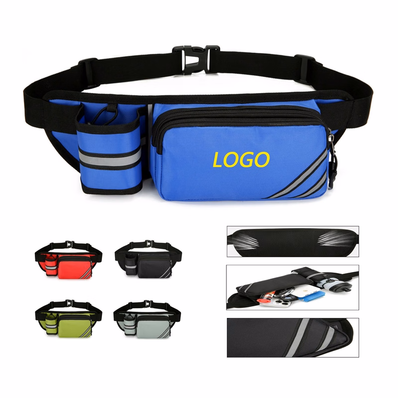 Waterproof Running Waist Bag With Water Bottle Holder