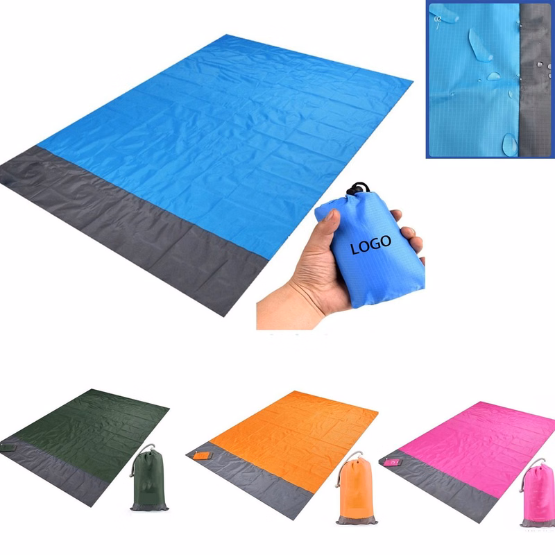 Compact Travel Picnic Blanket Sand Proof Beach Pad