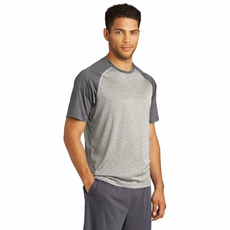 Sport-Tek Heather-On-Heather Contender Tee.