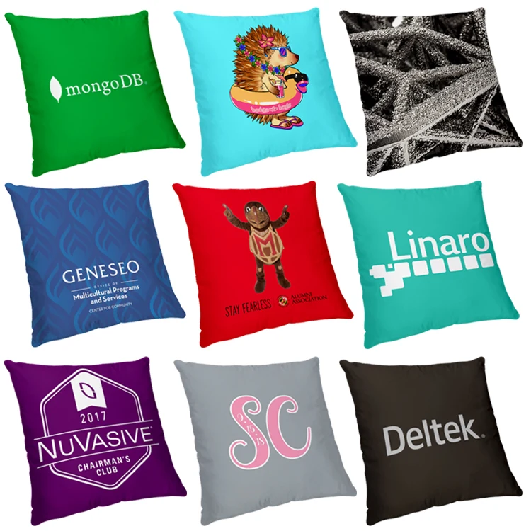 12" x 12" Sublimated Polyester Small Throw Pillow 1