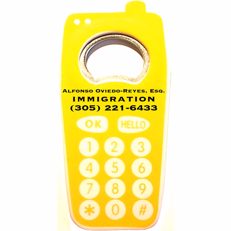 Jumbo size cell phone shape magnetic bottle opener
