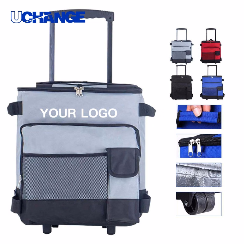 Rolling Cooler Bag with Extendable Handle