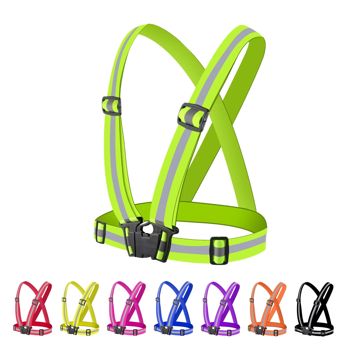 Adjustable Reflective Safety Running High Visibility Belt 1