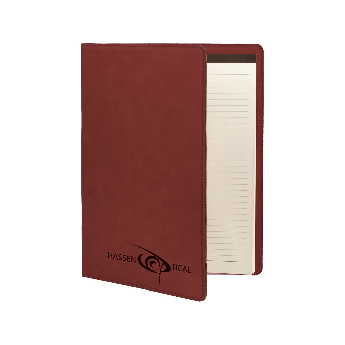 7" x 9" Leatherette Rose Portfolio 1