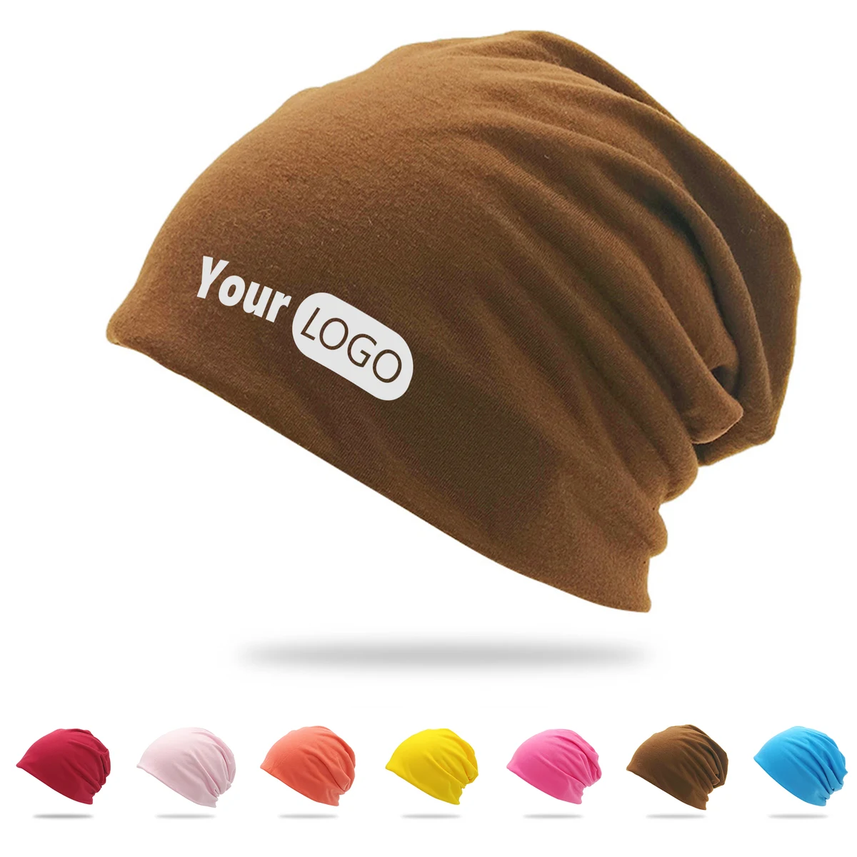 Polyester Fashionable Double-Layer Knitted Hat 1