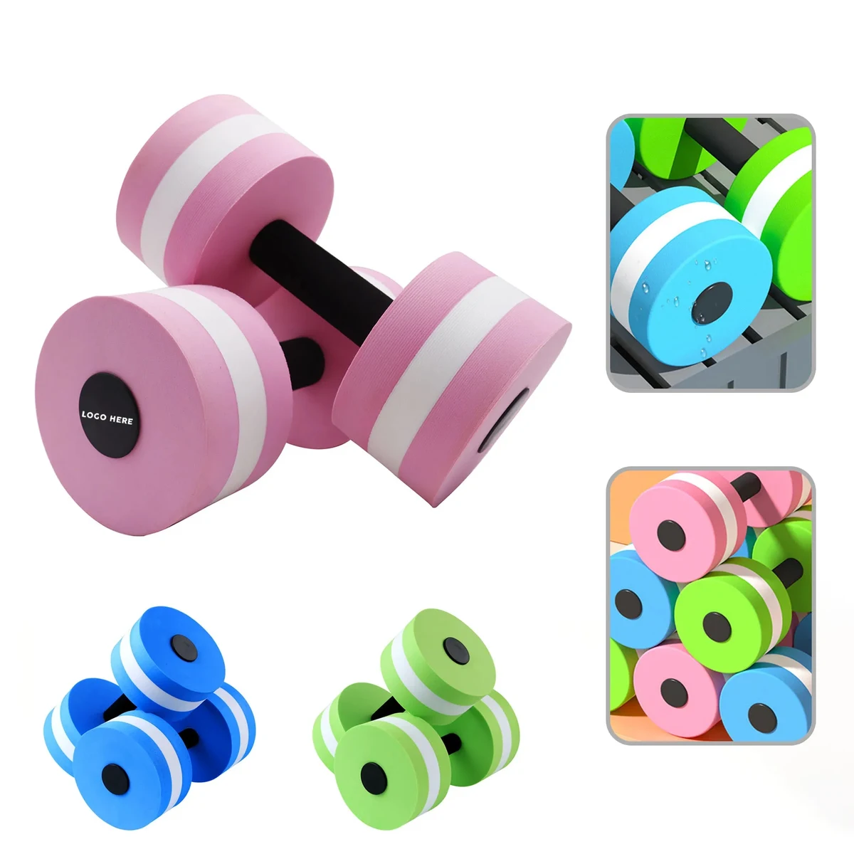 Floating Dumbbells On Water 1