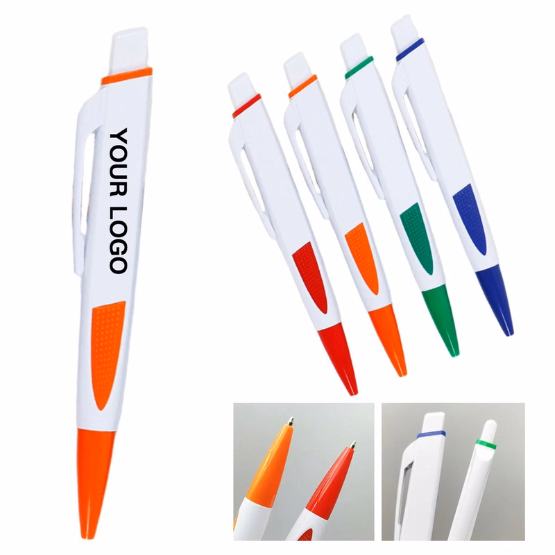 Retractable Writing Pen with Grip Handle