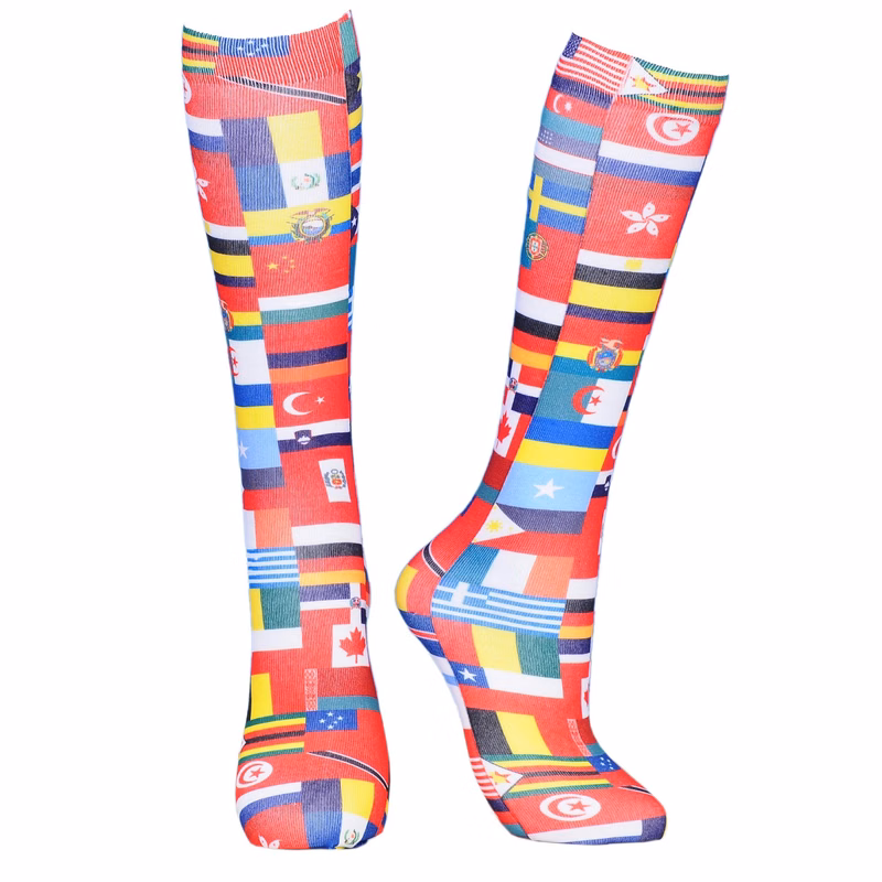 Crew unisex sublimated full color socks