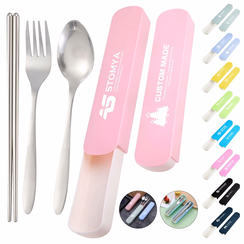 Stainless Steel Cutlery Set with Case