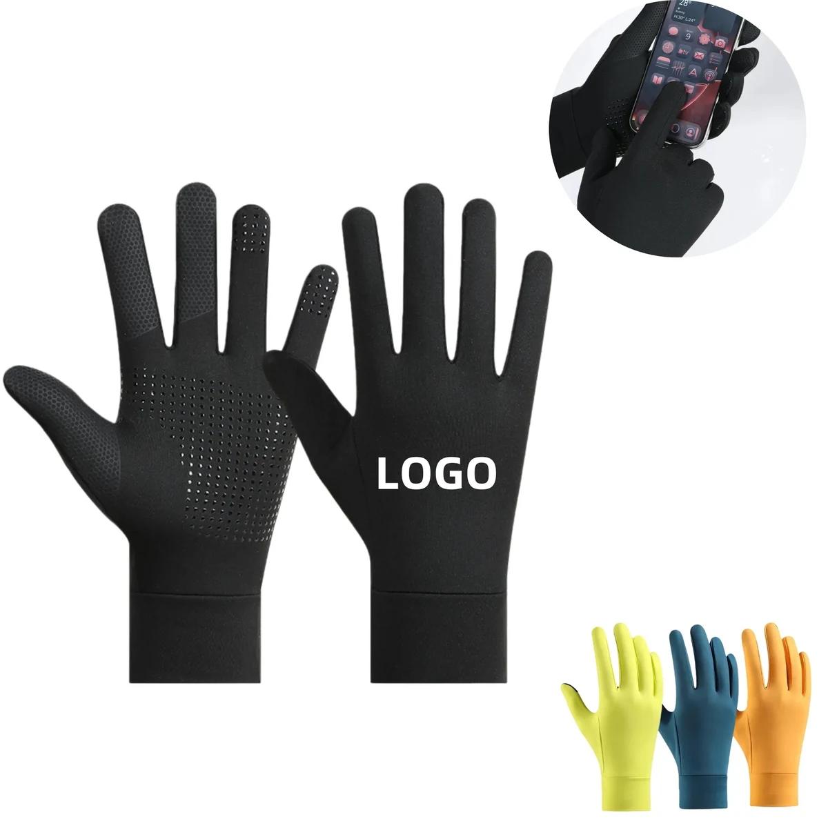 Winter Liner Cycling Non Slip Gloves Thermal Touchscreen 1