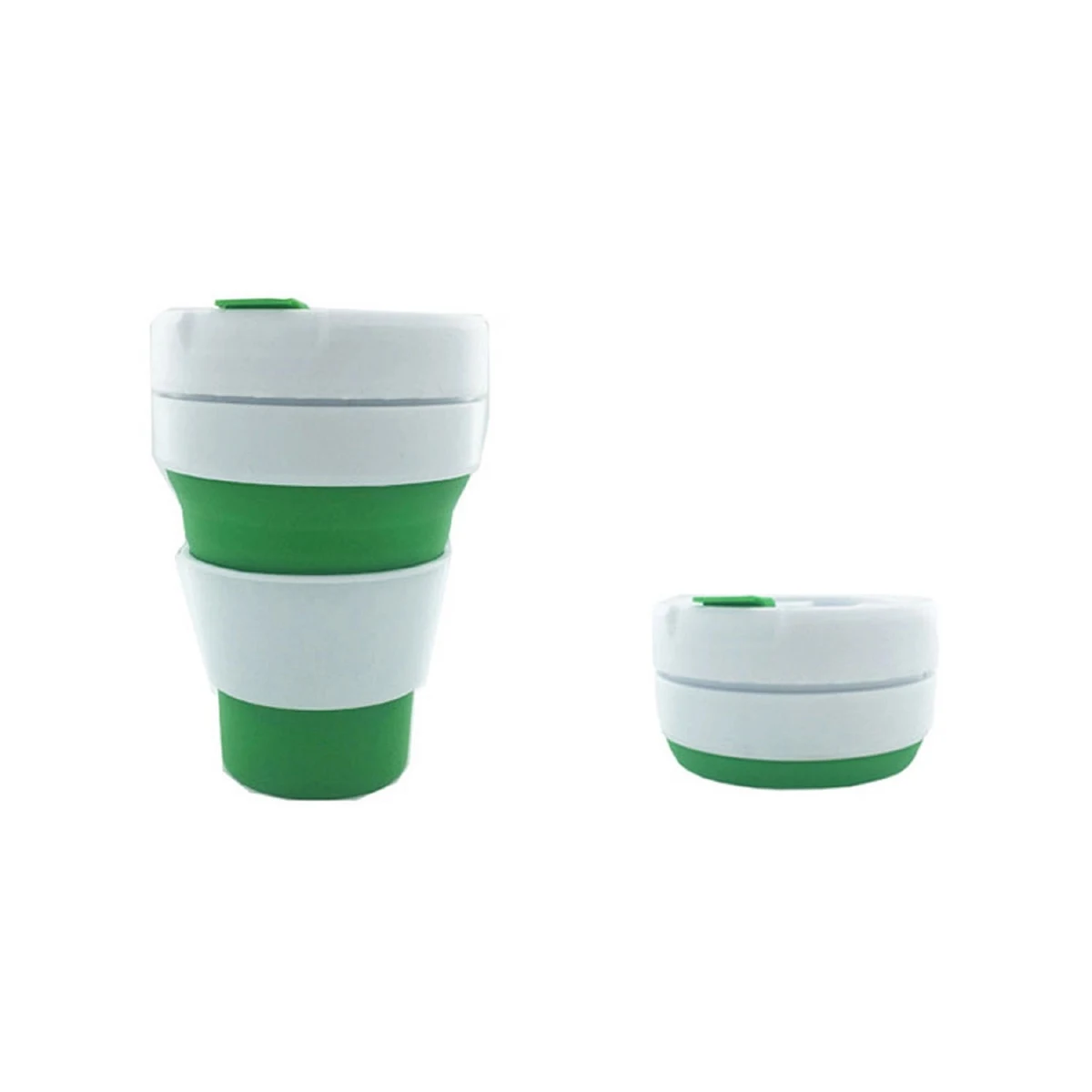 12 oz Silicone Folding Reusable Coffee Cup 1