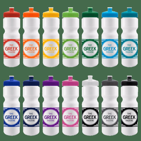 Cyclo-Cross 28oz Bike Bottle - White w/Push-Pull Lid