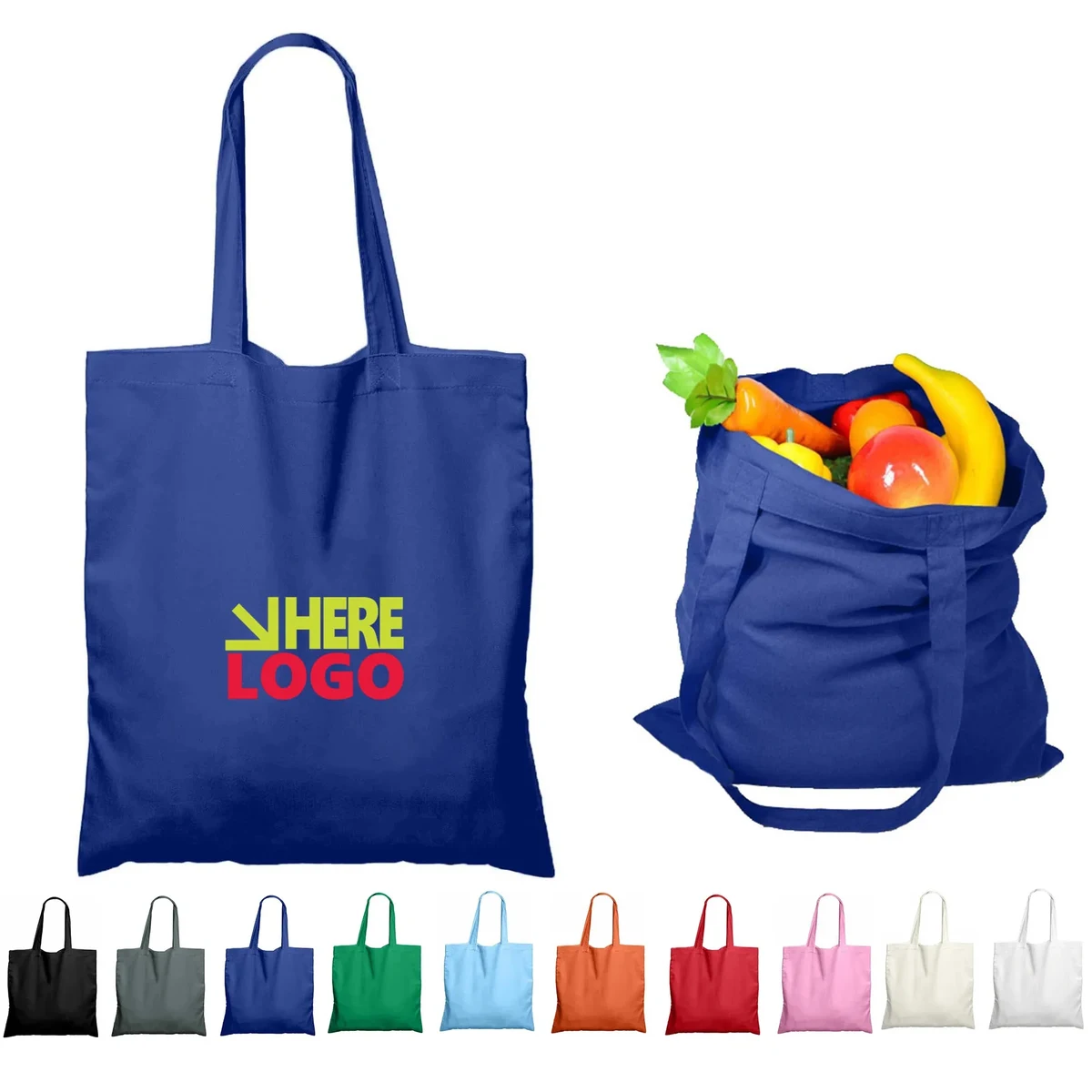 Lightweight Blank Bulk Cloth Bag, custom tote bag with logo imprint 1