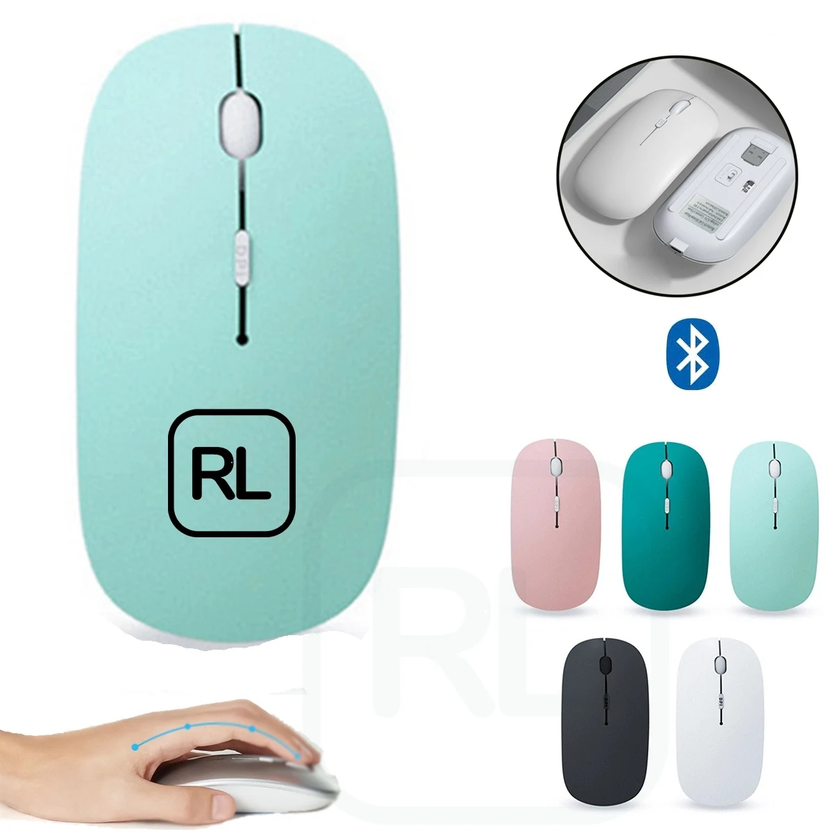 Silent Glow Wireless Mouse 1