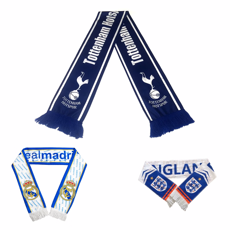 Personalized Polyester Soccer Fan Scarf