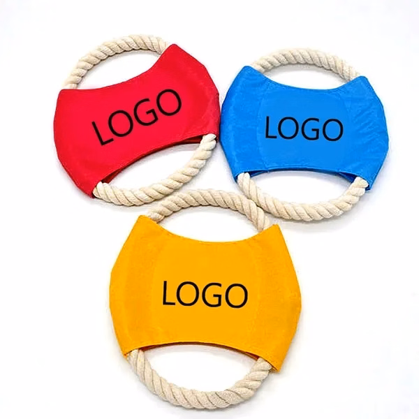 Promotional Pet Rope Tug & Flyer Toy
