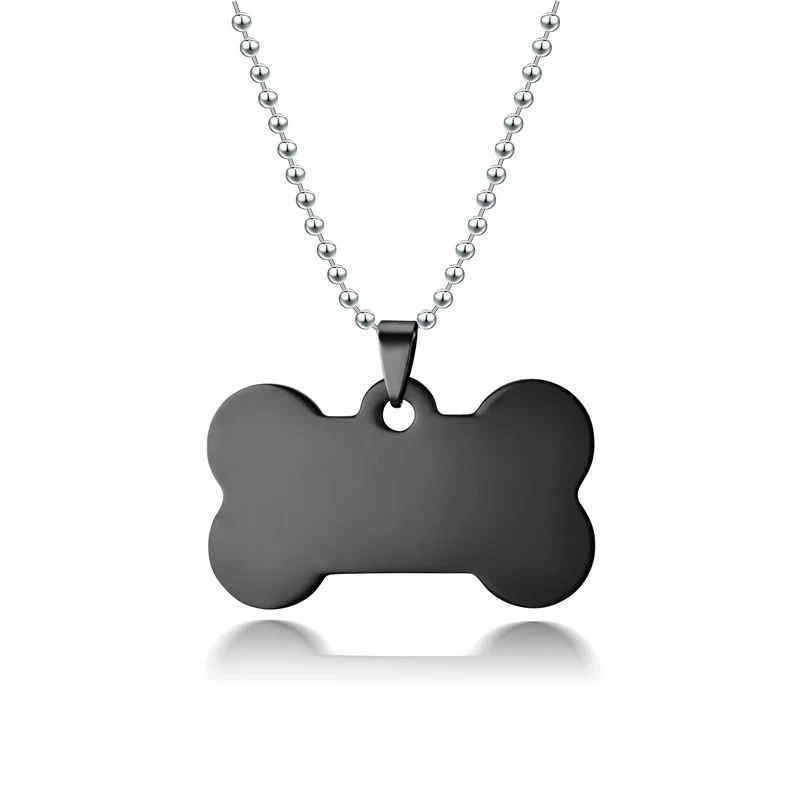 bone shape dog tag 1