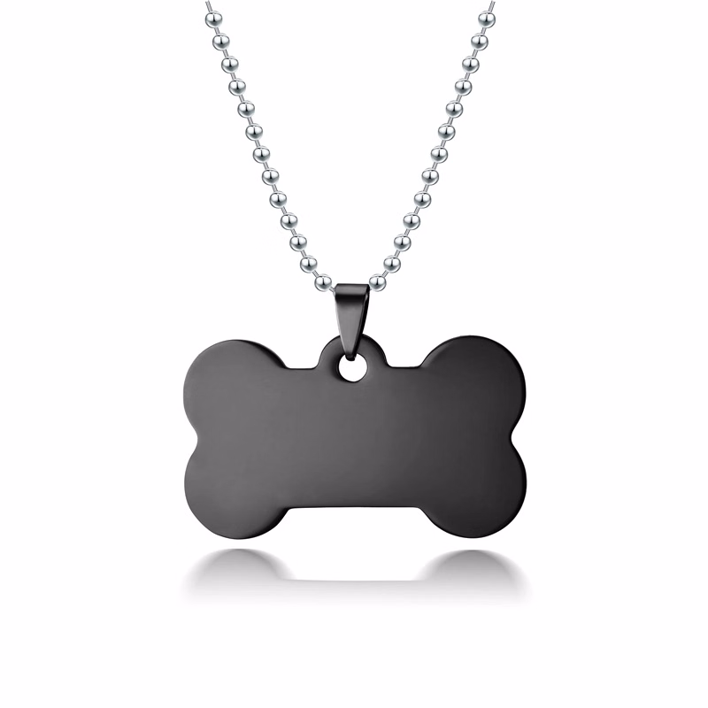 bone shape dog tag