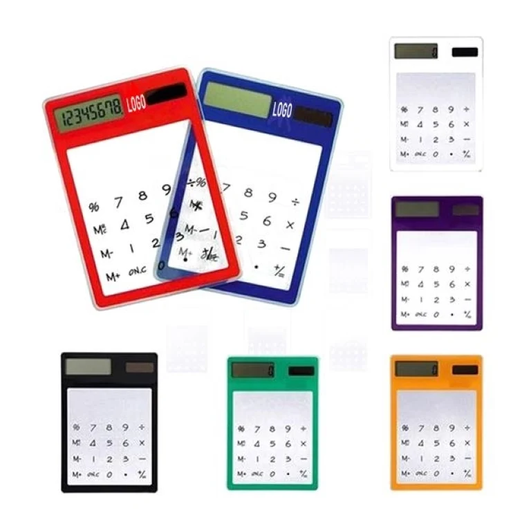 Transparent / Ultra Thin Solar Mini Calculator 1