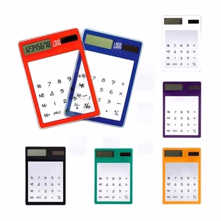 Transparent / Ultra Thin Solar Mini Calculator