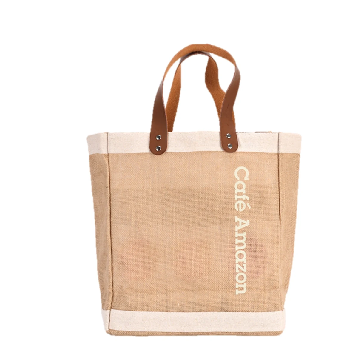 Reusable Natural Burlap Bags for Gifts Shopping Bag 1