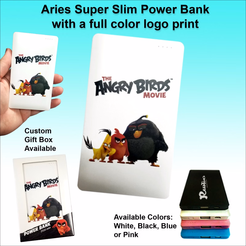Aries Super Slim Power Bank- 3000 mAh